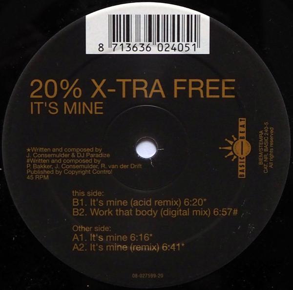 20% X-Tra Free - It's Mine
