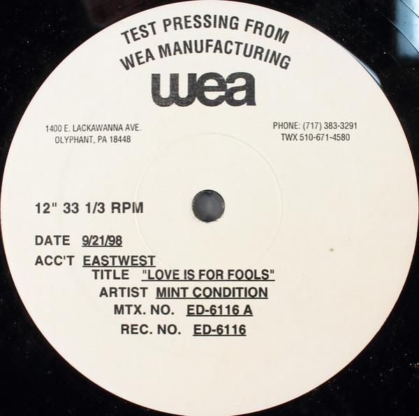 Envyi, Mint Condition, Mista - Love Is For Fools / Crazy Love / All About You