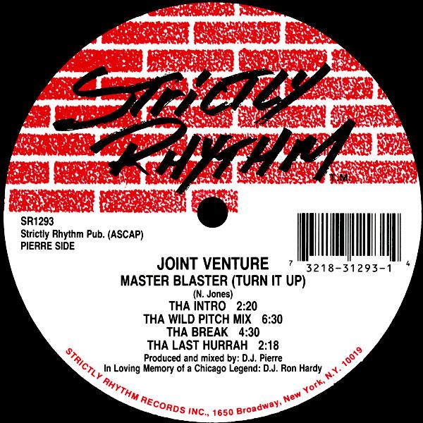 Joint Venture - Master Blaster (Turn It Up) / Somewhere In Space